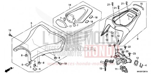 SITZ (CBR1000S/SA) CBR1000SF de 2015